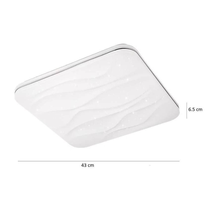 LED-himmennettävä kattovalaisin DESERT kaukosäätimellä LED / 72W / 230V