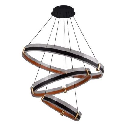 LED himmennettävä kattokruunu johdolla LED/240W/230V 3000-6500K halkaisija 80 cm + kaukosäädin