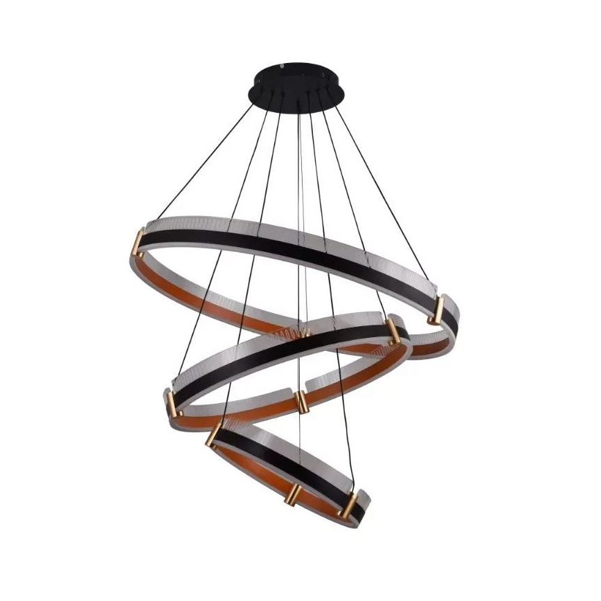 LED himmennettävä kattokruunu johdolla LED/240W/230V 3000-6500K halkaisija 80 cm + kaukosäädin