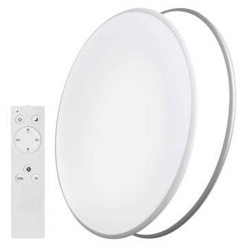 LED Himmennettävä kattovalaisin LED/24W/230V + kaukosäädin, pyöreä 2700K-6500K