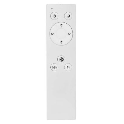 LED Himmennettävä kattovalaisin LED/24W/230V + kaukosäädin, pyöreä 2700K-6500K