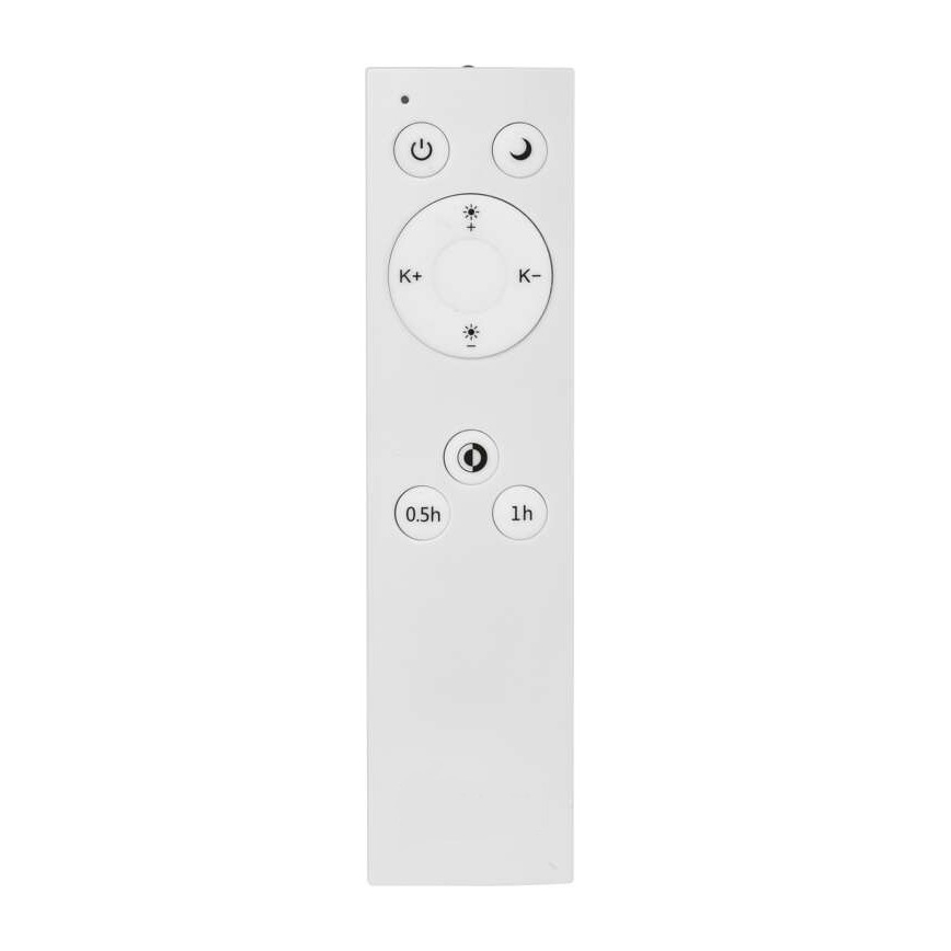 LED Himmennettävä kattovalaisin LED/24W/230V + kaukosäädin, pyöreä 2700K-6500K
