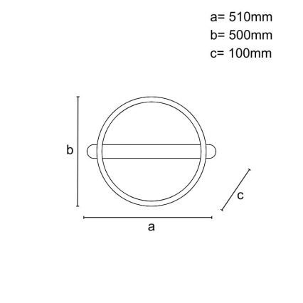 LED-himmennettävä kattovalaisin LED/60W/230V 3000-6500K + kaukosäädin