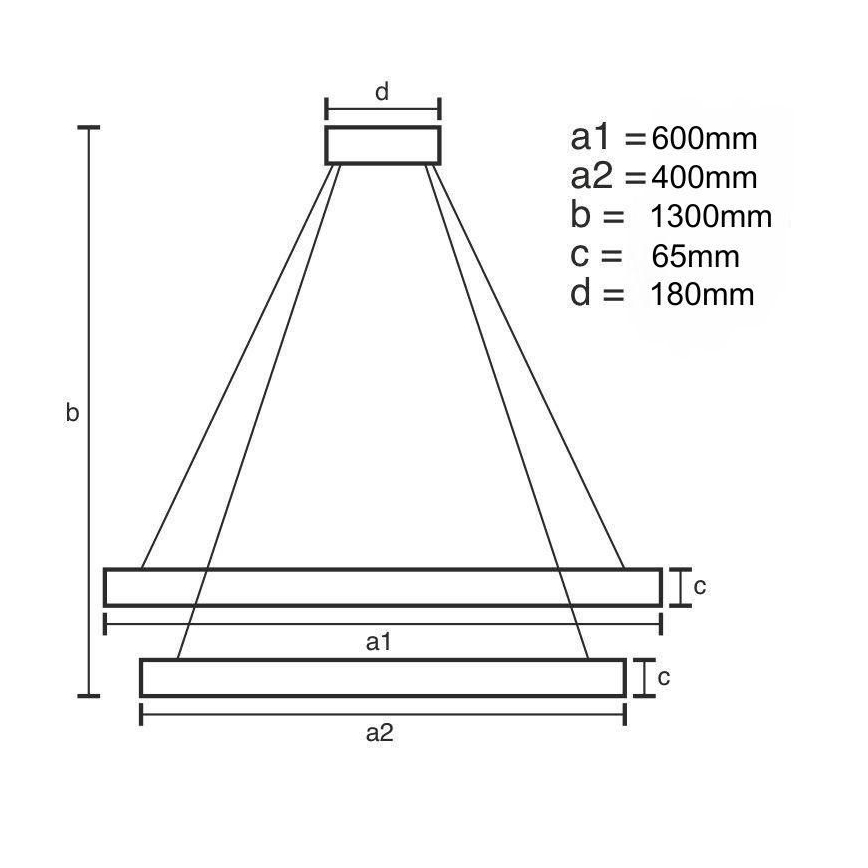 LED himmennettävä kristallikruunu köydellä LED/65W/230V 3000-6500K kiiltävä kromi + kaukosäädin