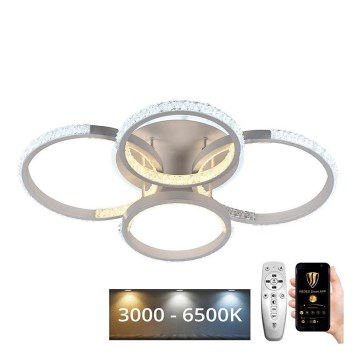 LED himmennettävä kattovalaisin LED/80W/230V 3000-6500K + kaukosäädin
