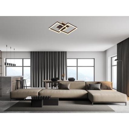 LED himmennettävä kattovalaisin LED/80W/230V 3000-6500K + kaukosäädin
