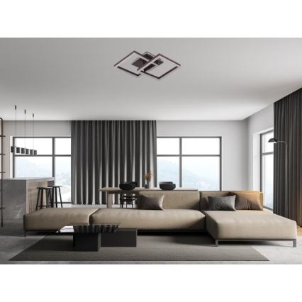 LED himmennettävä kattovalaisin LED/80W/230V 3000-6500K + kaukosäädin