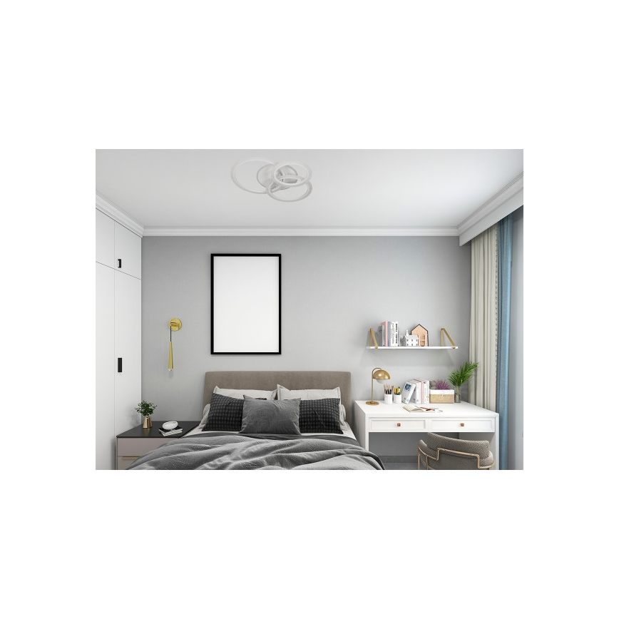 LED-himmennettävä kattovalaisin LED/90W/230V 3000-6500K + kaukosäädin