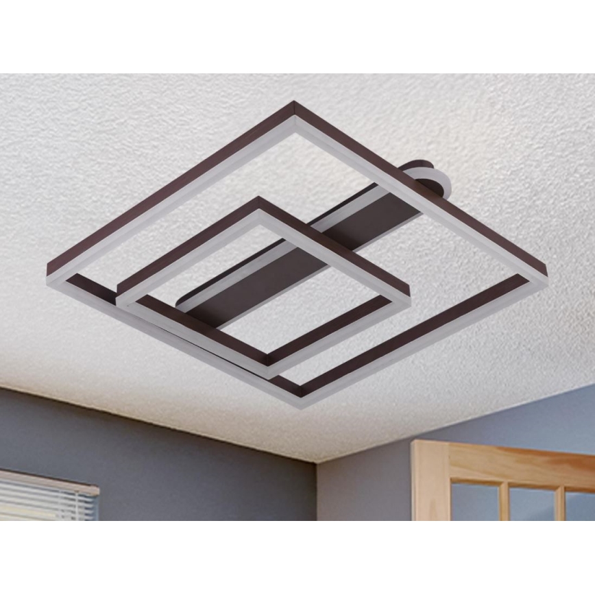 LED Himmennettävä kattovalaisin LED/95W/230V 3000-6500K + kaukosäädin