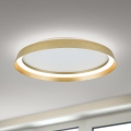 LED himmennettävä kattovalaisin MANTA LED/38W/230V 2700/3000/4000K Ø 45 cm kulta