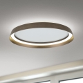 LED himmennettävä kattovalaisin MANTA LED/38W/230V 2700/3000/4000K Ø 45 cm ruskea