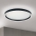 LED himmennettävä kattovalaisin MASCA LED/36W/230V 2700/3350/4000K Ø 40 cm musta