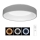 LED Himmennettävä kattovalaisin NEST LED/40W/230V 3000-6500K harmaa + kaukosäädin