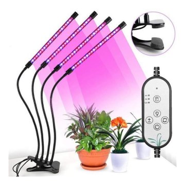LED Himmennettävä kattovalaisin pidikkeellä kasvien kasvattamiseen LED/15W/5V