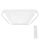 LED Himmennettävä kattovalaisin QUADRO LED/38W/230V 3000-6000K valkoinen + kaukosäädin