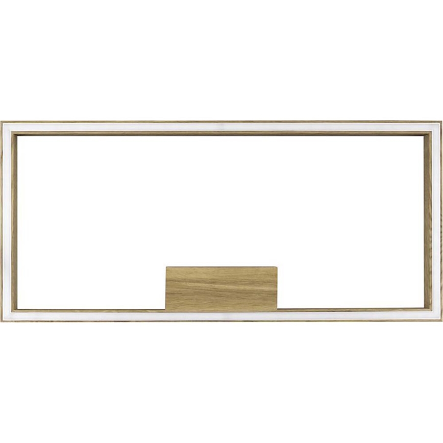 LED-himmennettävä kattovalaisin RAMME LED/34W/230V matta tammi + kaukosäädin