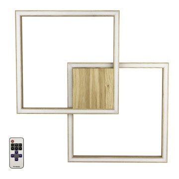 LED himmennettävä kattovalaisin RAMME LED/48W/230V mattapähkinä + kaukosäädin