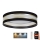 LED-himmennettävä kattovalaisin SMART CORAL LED/24W/230V Wi-Fi Tuya musta + kaukosäädin