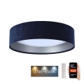 LED Himmennettävä kattovalaisin SMART GALAXY LED/24W/230V d. 45 cm 2700-6500K Wi-Fi Tuya sininen/hopea + kaukosäädin