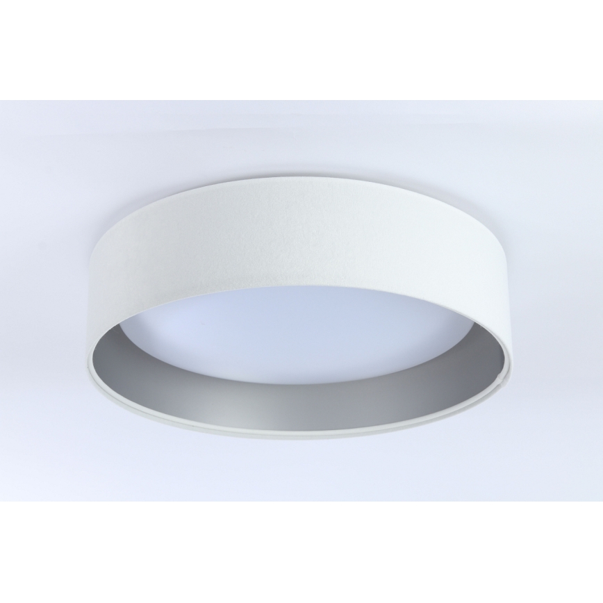 LED-himmennettävä kattovalaisin SMART GALAXY LED/24W/230V valkoinen/hopea 3000-6500K + kaukosäädin