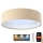 LED Himmennettävä kattovalaisin SMART GALAXY LED/36W/230V d. 55 cm 2700-6500K Wi-Fi Tuya beige/valkoinen + kaukosäädin