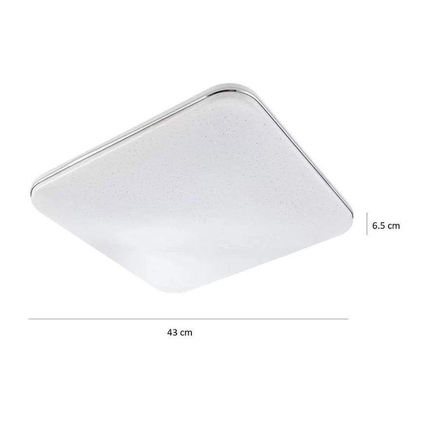 LED-himmennettävä kattovalaisin SYRIUS kaukosäätimellä LED / 72W / 230V