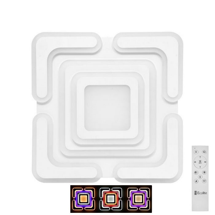 LED Himmennettävä kattovalaisin TIPO LED/120W/230V 2700-6500K monivärinen + kaukosäädin
