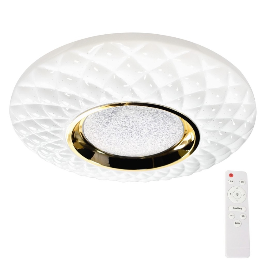 LED himmennettävä kattovalaisin TOKYO LED/48W/230V 3000-6000K + kaukosäädin