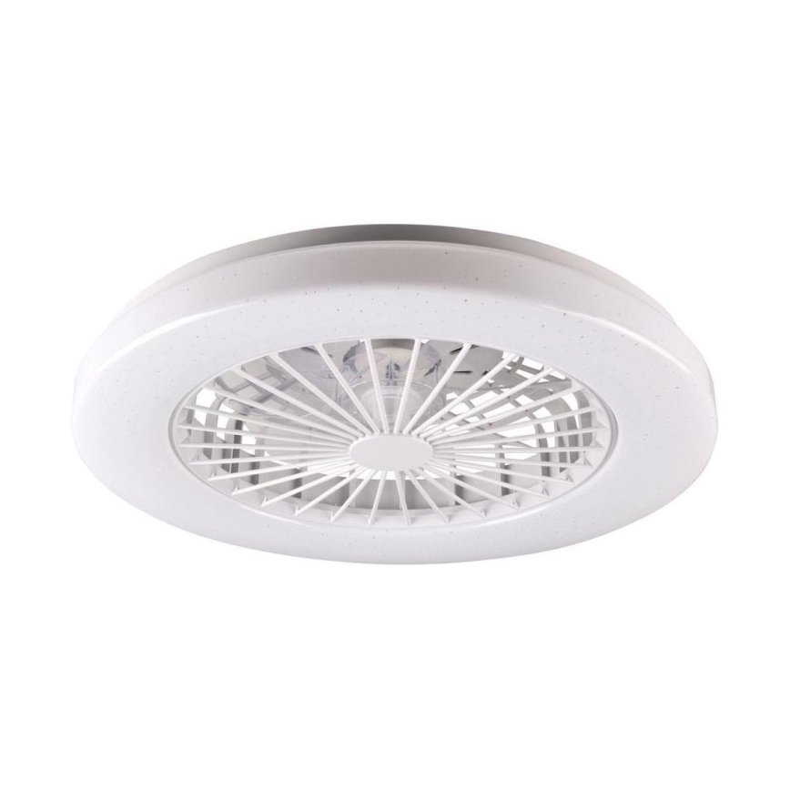 LED Himmennettävä kattovalaisin tuulettimella LIBYA LED/48W/230V 3000-6500K valkoinen + kauko-ohjaus