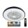 LED Himmennettävä kattovalaisin tuulettimella OPAL LED/48W/230V 3000-6500K + kauko-ohjaus