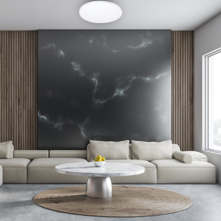 LED himmennettävä Kattovalo kaukosäätimellä SIENA LED/68W/230V