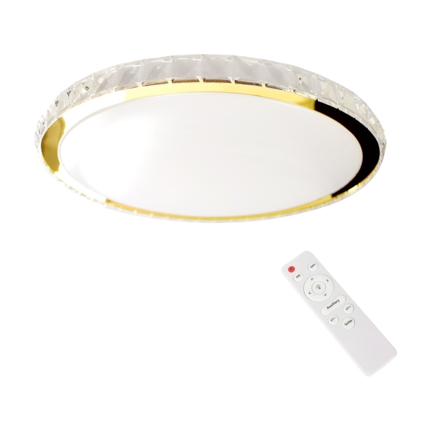 LED Himmennettävä kattovalo LAYLA LED/33W/230V 3000/4000/6000K kulta + kaukosäädin