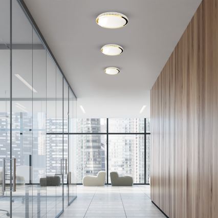 LED Himmennettävä kattovalo LAYLA LED/33W/230V 3000/4000/6000K kulta + kaukosäädin