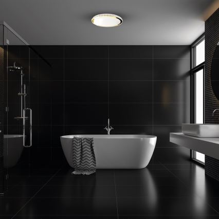 LED Himmennettävä kattovalo LAYLA LED/50W/230V 3000/4000/6000K kulta + kaukosäädin