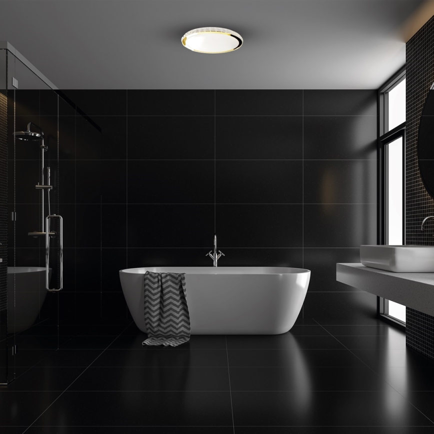 LED Himmennettävä kattovalo LAYLA LED/50W/230V 3000/4000/6000K kulta + kaukosäädin