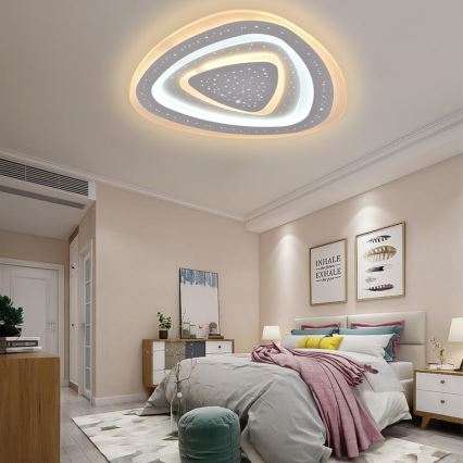 LED Himmennettävä kattovalaisin LED/105W/230V 3000-6500K + kaukosäädin