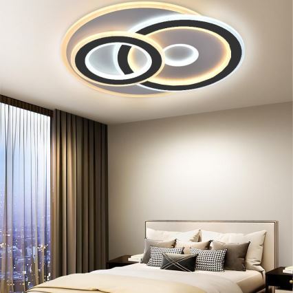 LED Himmennettävä kattovalaisin LED/105W/230V 3000-6500K + kaukosäädin