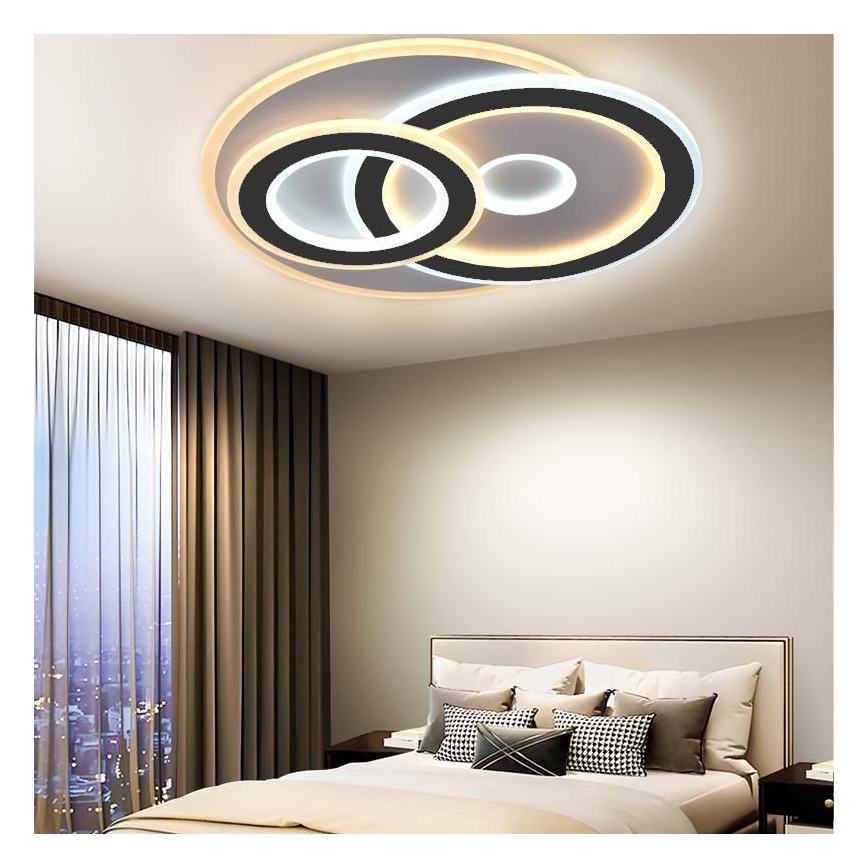 LED Himmennettävä kattovalaisin LED/105W/230V 3000-6500K + kaukosäädin