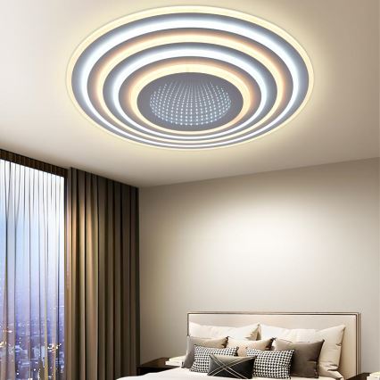 LED Himmennettävä kattovalaisin LED/140W/230V 3000-6500K + kaukosäädin