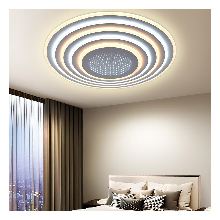 LED Himmennettävä kattovalaisin LED/140W/230V 3000-6500K + kaukosäädin