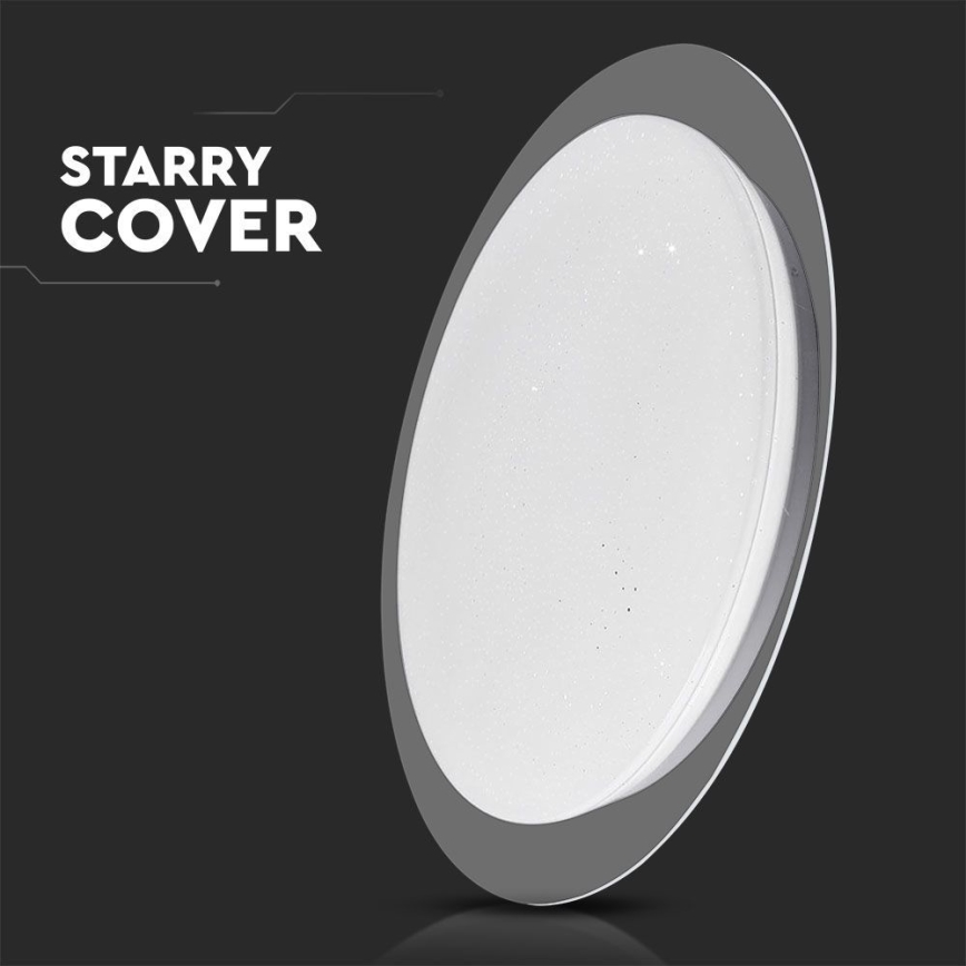 LED Himmennettävä kattovalo LED/40W/230V 3000K/4000K/6500K + kaukosäädin