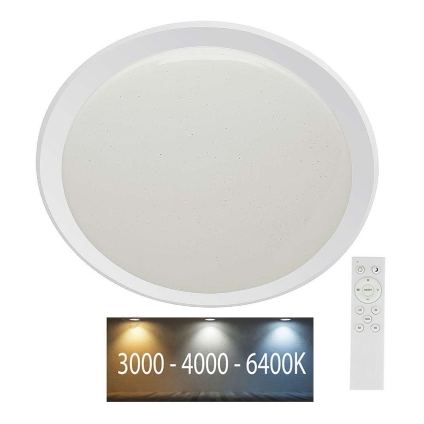 LED Himmennettävä kattovalo LED/40W/230V 3000K/4000K/6500K + kaukosäädin
