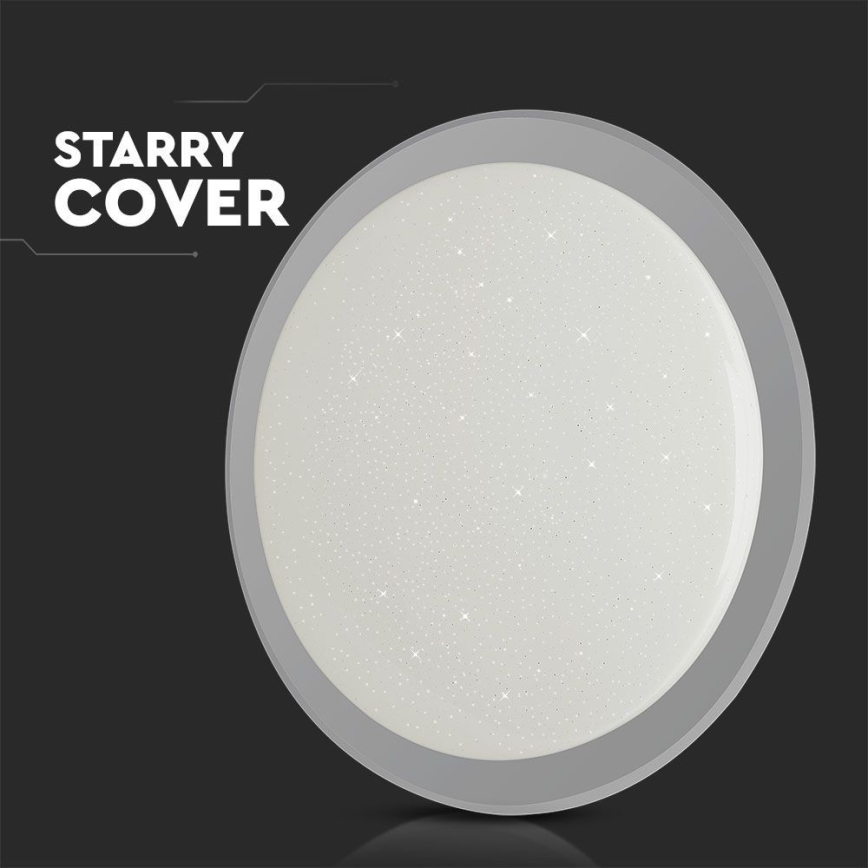 LED Himmennettävä kattovalo LED/40W/230V 3000K/4000K/6500K + kaukosäädin