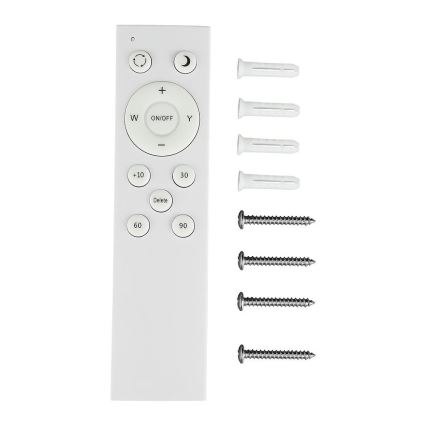 LED Himmennettävä kattovalo LED/40W/230V 3000K/4000K/6500K + kaukosäädin