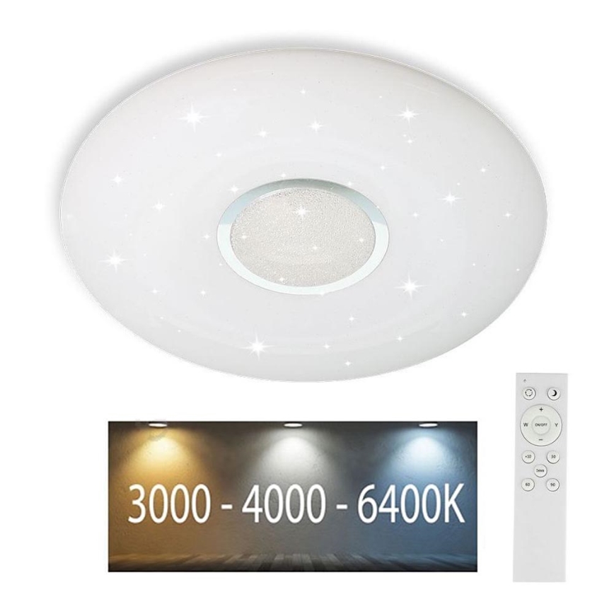 LED Himmennettävä kattovalo LED/40W/230V 3000K/4000K/6500K + kaukosäädin