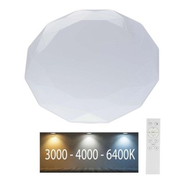 LED Himmennettävä kattovalo LED/40W/230V 3000K/4000K/6500K + kaukosäädin