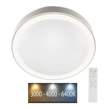 LED Himmennettävä kattovalo LED/40W/230V 3000K/4000K/6500K + kaukosäädin