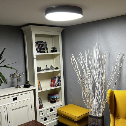 LED Himmennettävä kattovalo LED/48W/230V 2700-6500K Wi-Fi Tuya + kauko-ohjain