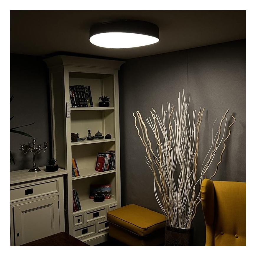 LED Himmennettävä kattovalo LED/48W/230V 2700-6500K Wi-Fi Tuya + kauko-ohjain