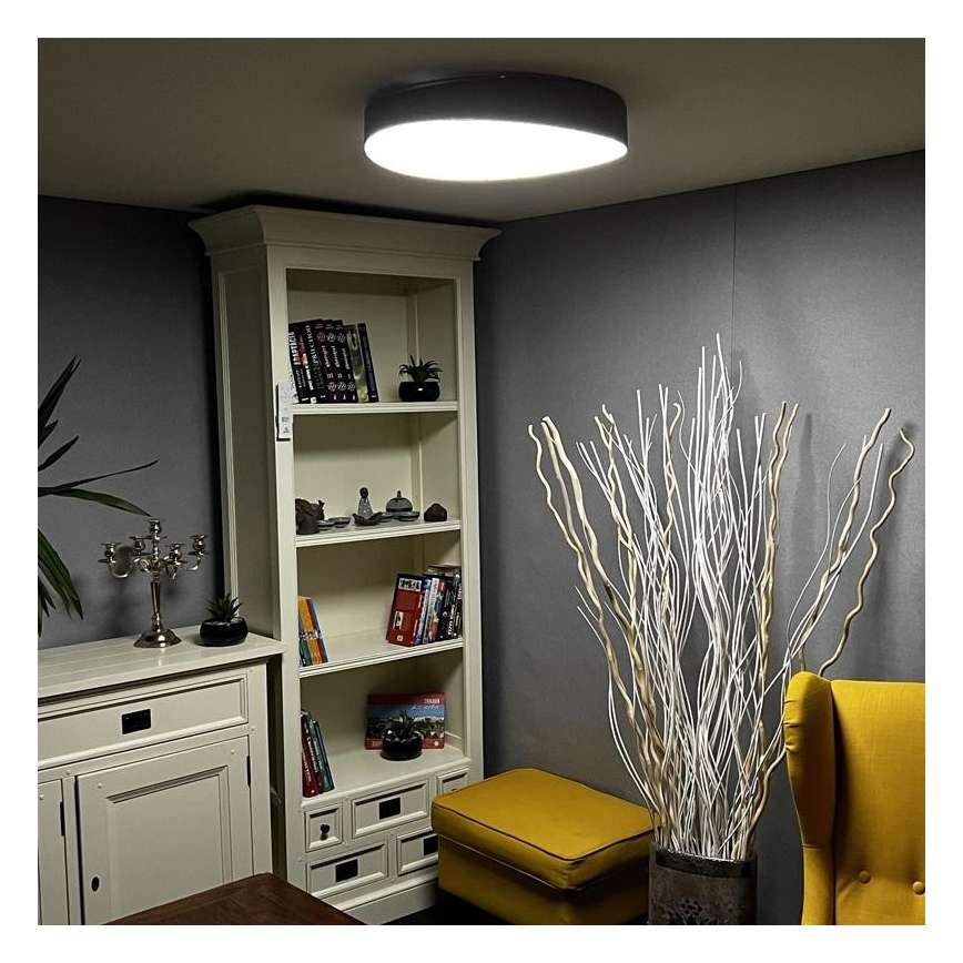 LED Himmennettävä kattovalo LED/48W/230V 2700-6500K Wi-Fi Tuya + kauko-ohjain
